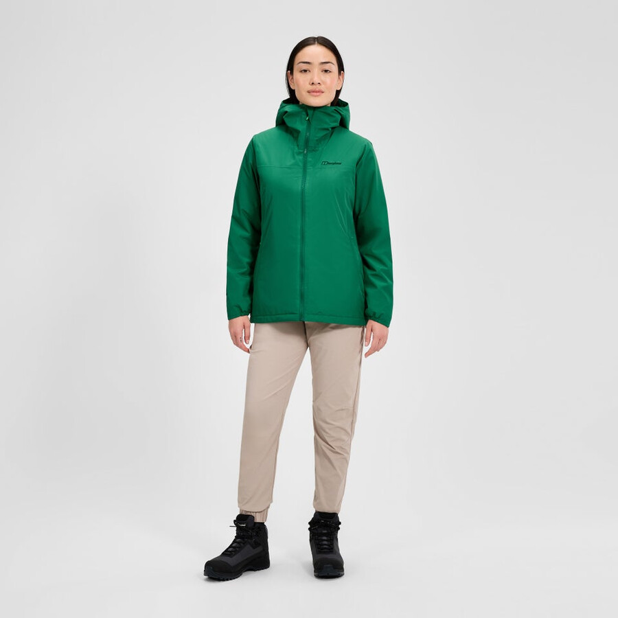 donne diluvio pro 3.0 coibentato - verde berghaus