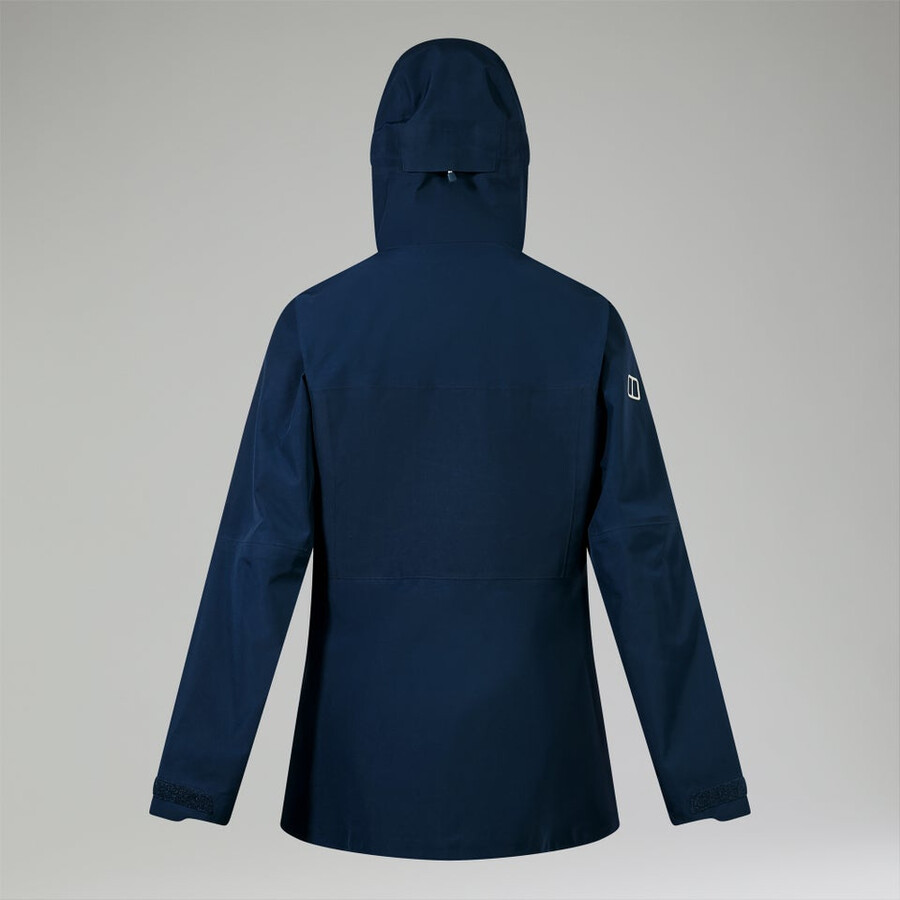 donne ridge-cercatore impermeabile gore-tex giacca - blu berghaus