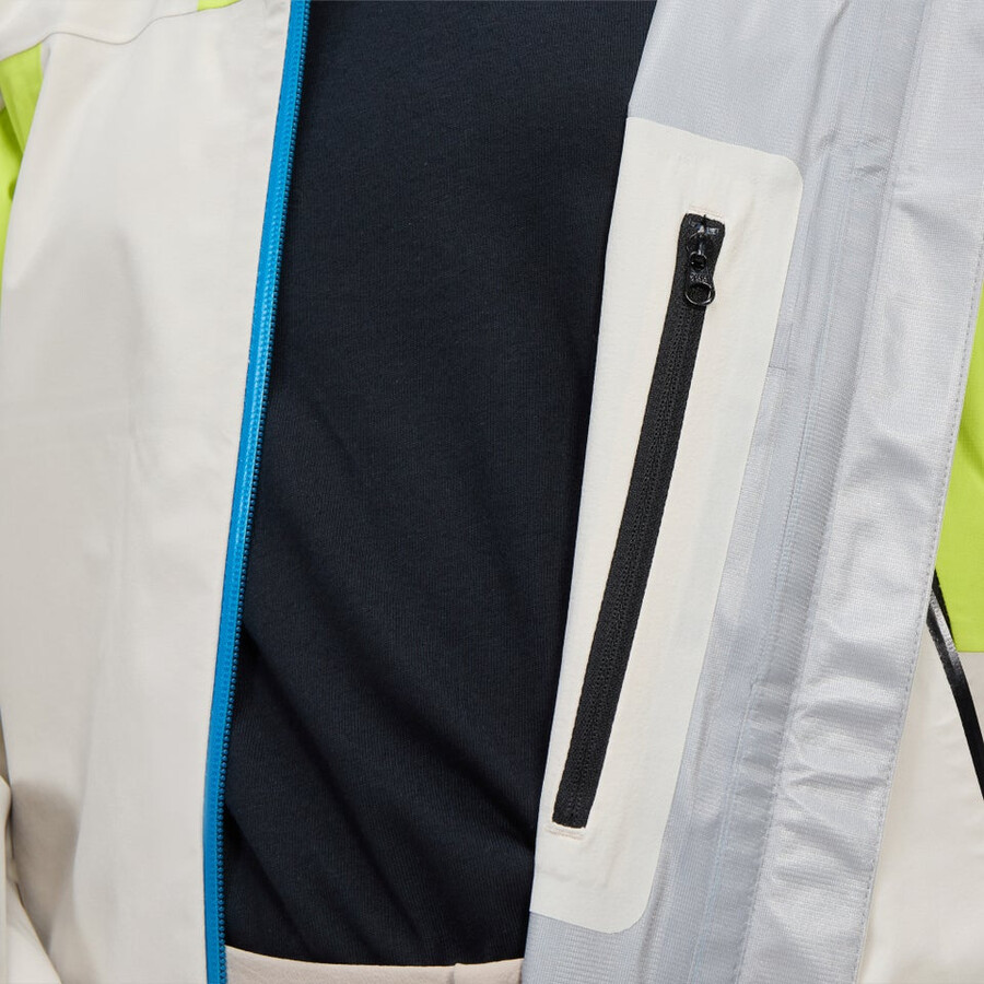 donne ridge-cercatore impermeabile gore-tex giacca - grigiogiallo berghaus