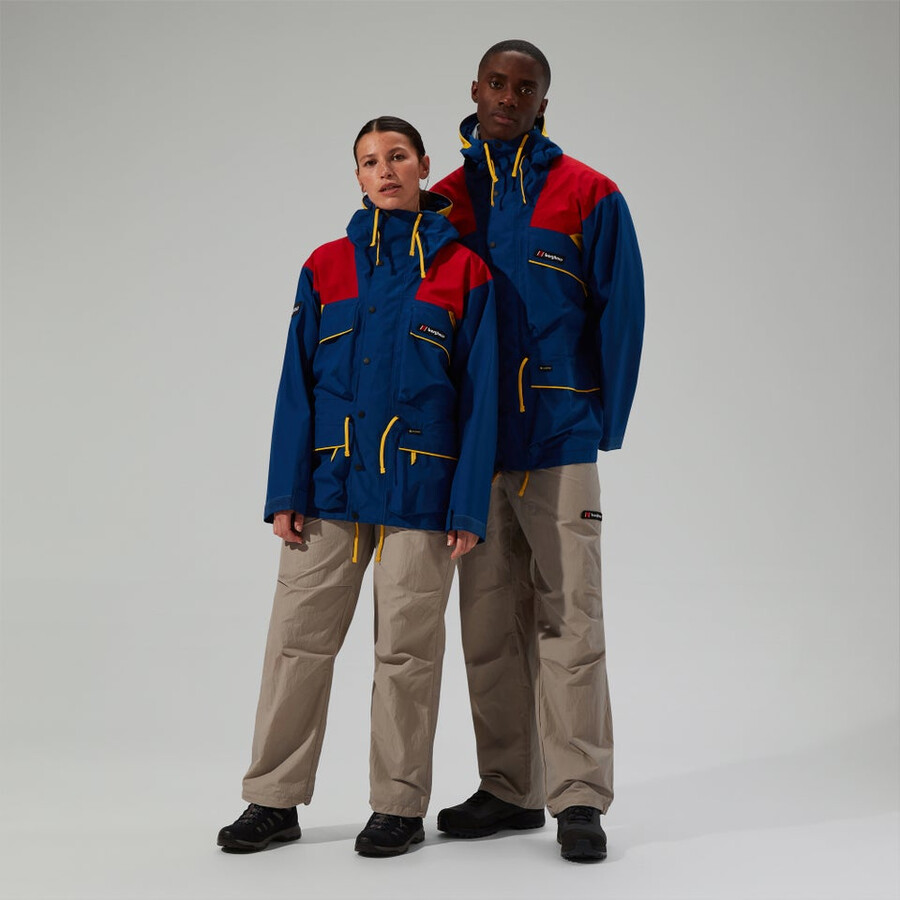 unisex trango impermeabile gore-tex giacca - blurosso berghaus