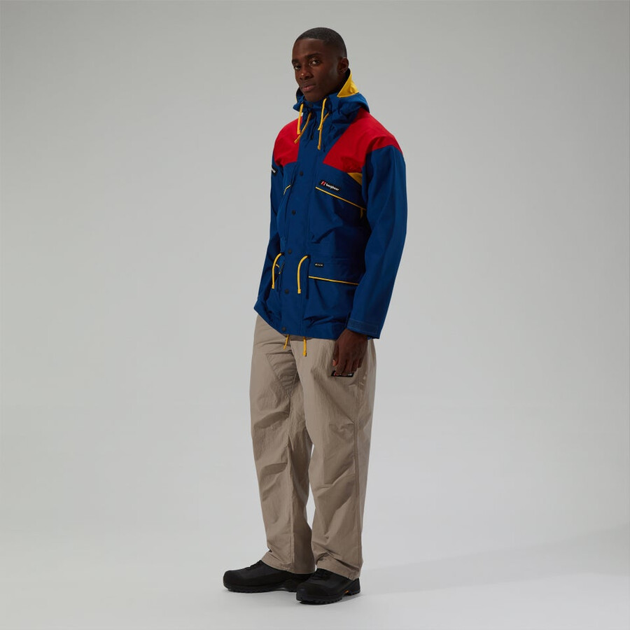 unisex trango impermeabile gore-tex giacca - blurosso berghaus
