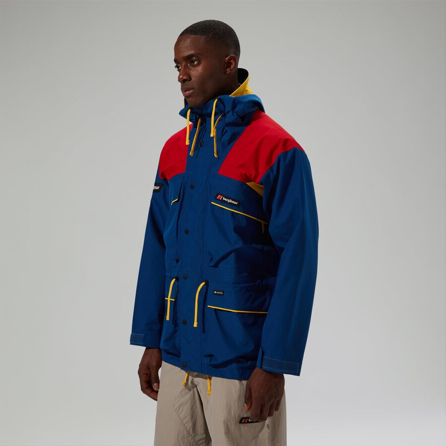 unisex trango impermeabile gore-tex giacca - blurosso berghaus