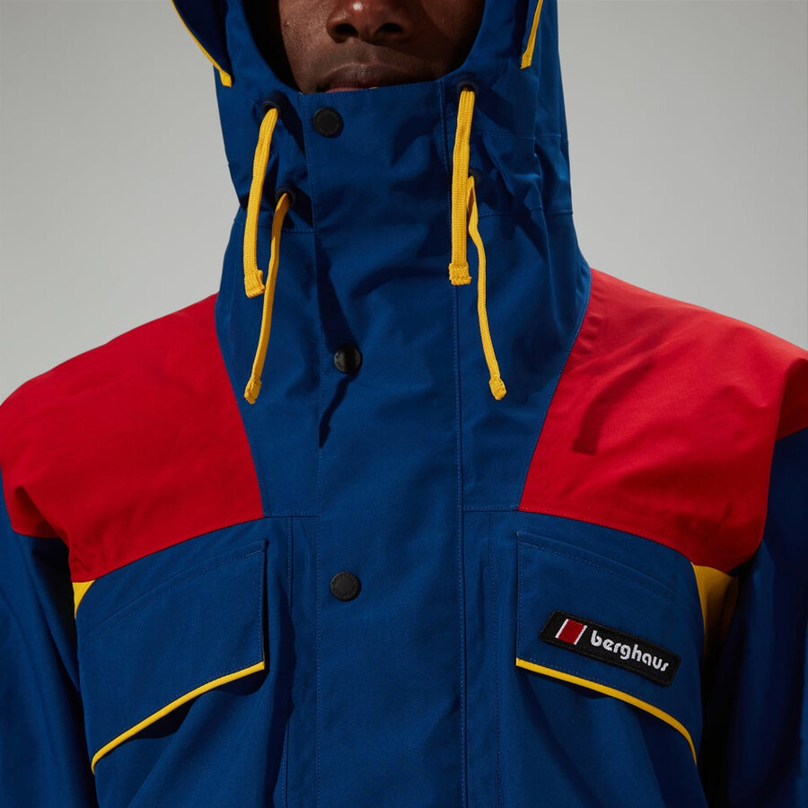 unisex trango impermeabile gore-tex giacca - blurosso berghaus