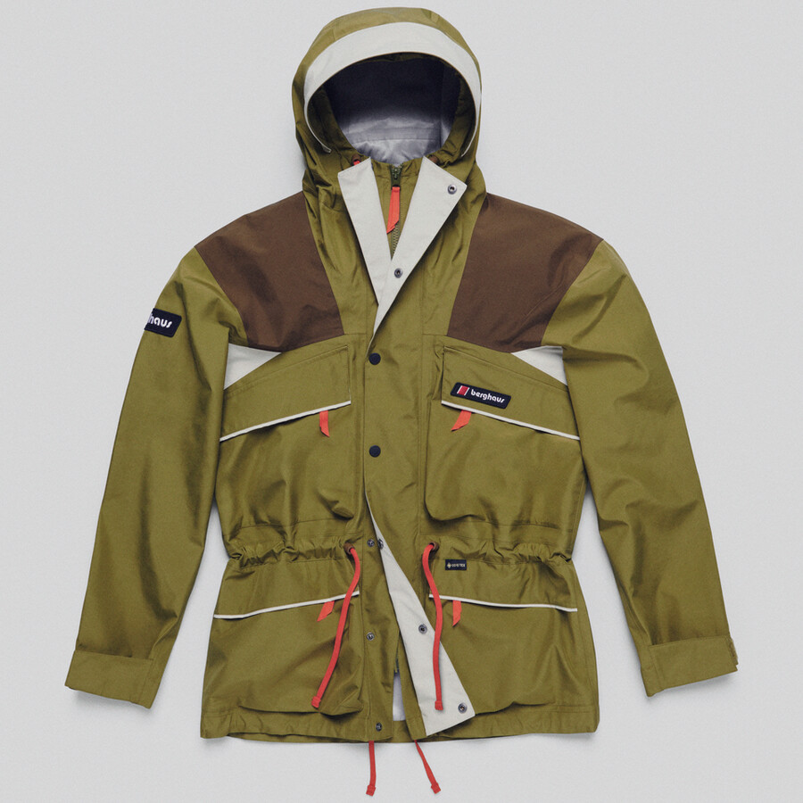 unisex trango impermeabile gore-tex giacca - verdemarrone berghaus