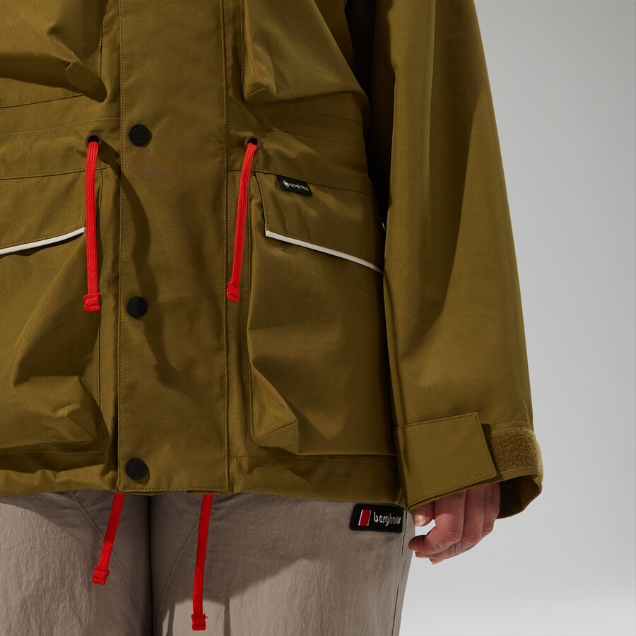 unisex trango impermeabile gore-tex giacca - verdemarrone berghaus