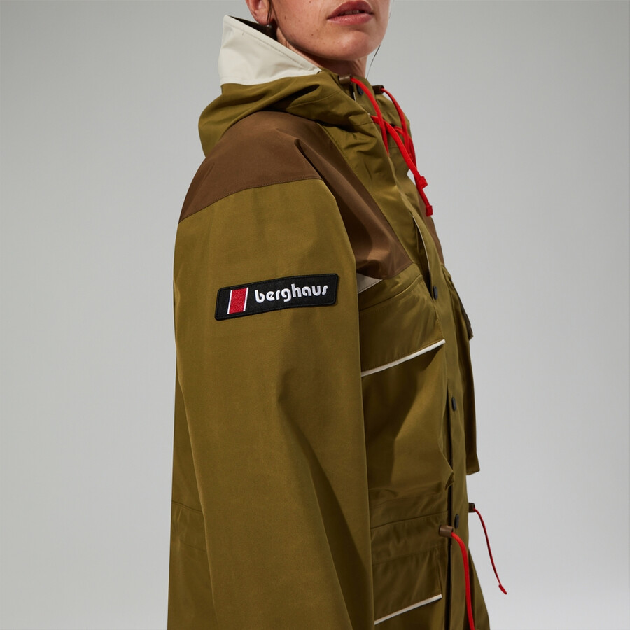 unisex trango impermeabile gore-tex giacca - verdemarrone berghaus