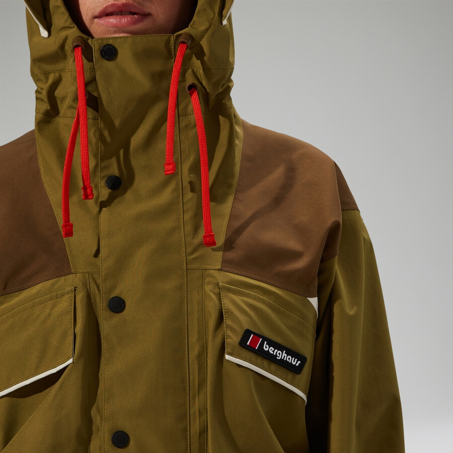unisex trango impermeabile gore-tex giacca - verdemarrone berghaus
