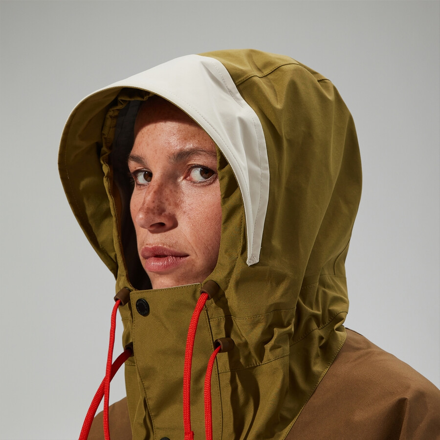 unisex trango impermeabile gore-tex giacca - verdemarrone berghaus