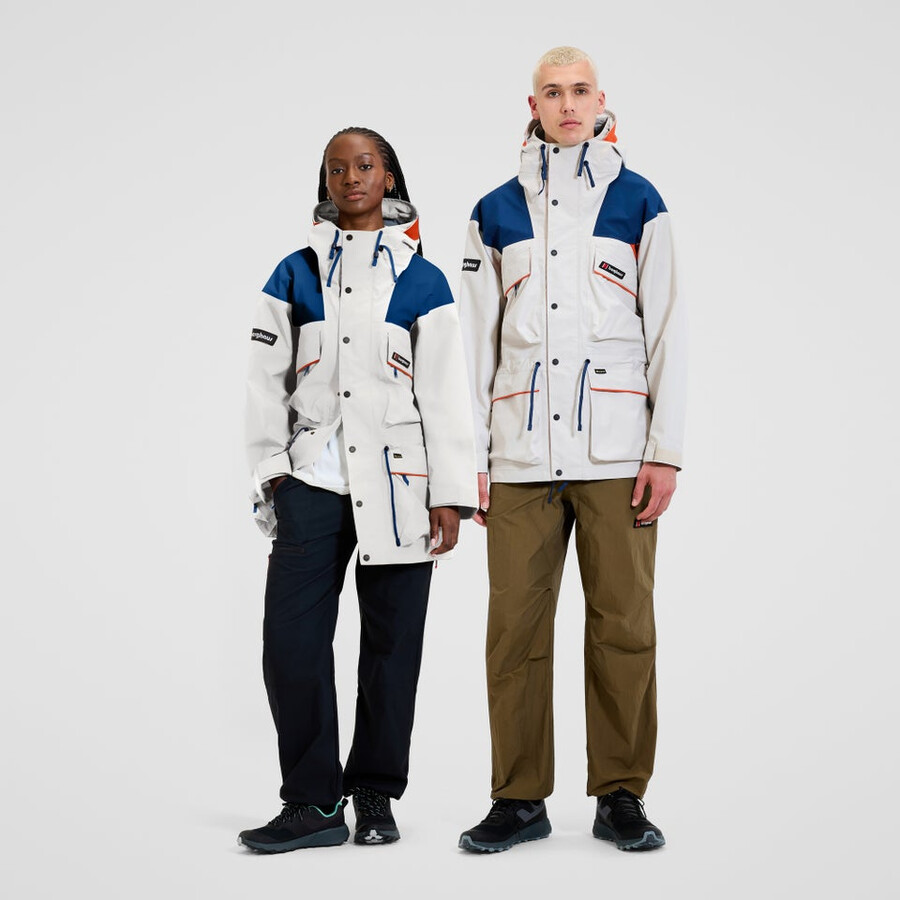 unisex trango impermeabile gore-tex giacca - grigioblu berghaus
