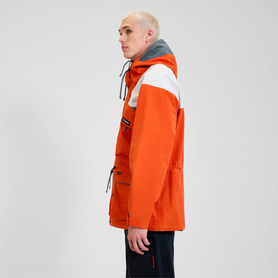 unisex trango impermeabile gore-tex giacca - arancionegrigio berghaus