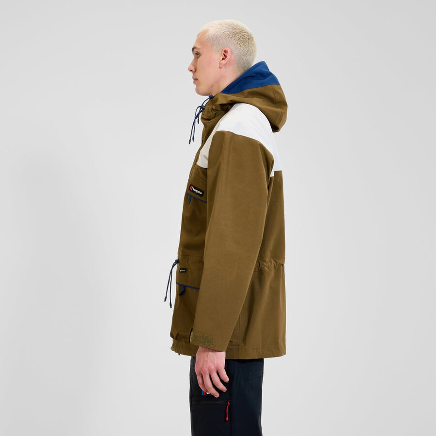 unisex trango impermeabile gore-tex giacca - marronegrigio berghaus