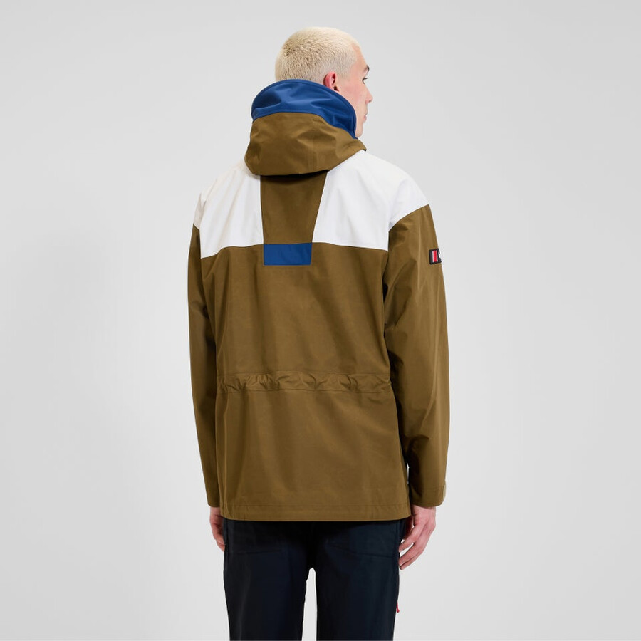 unisex trango impermeabile gore-tex giacca - marronegrigio berghaus