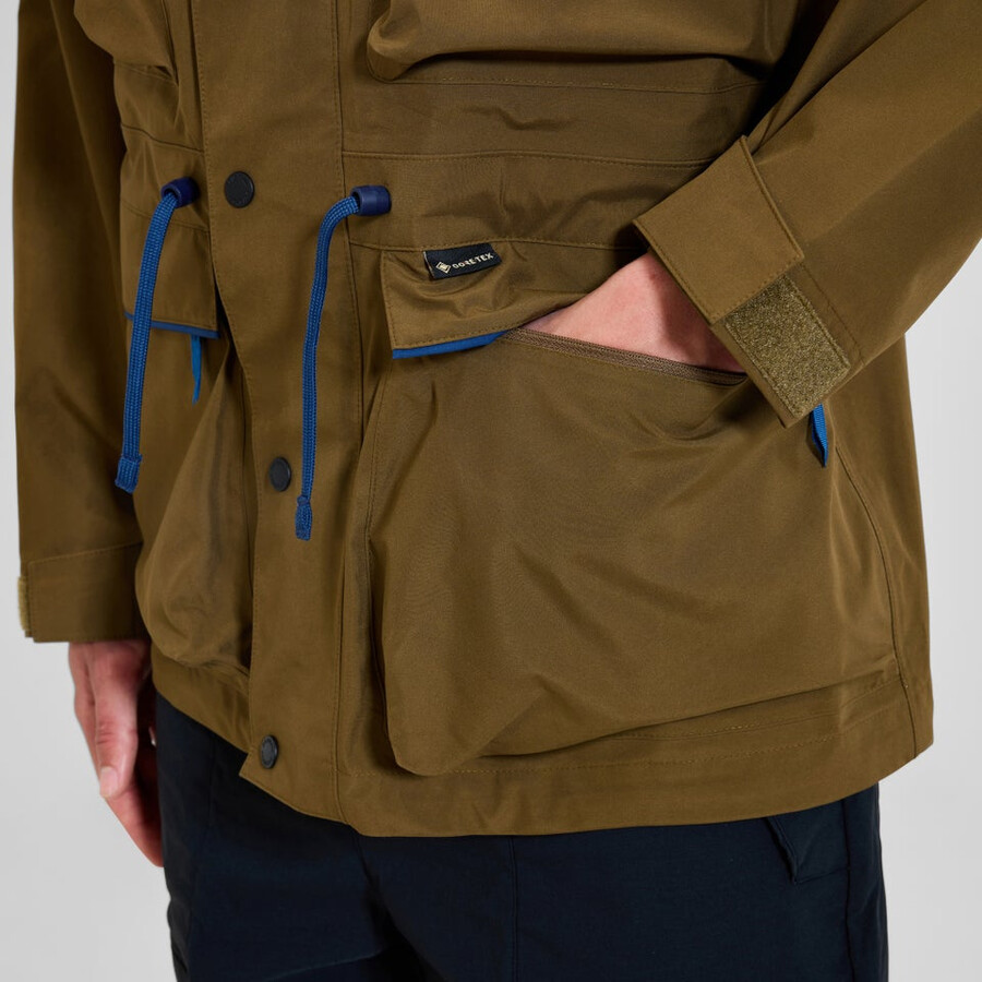 unisex trango impermeabile gore-tex giacca - marronegrigio berghaus
