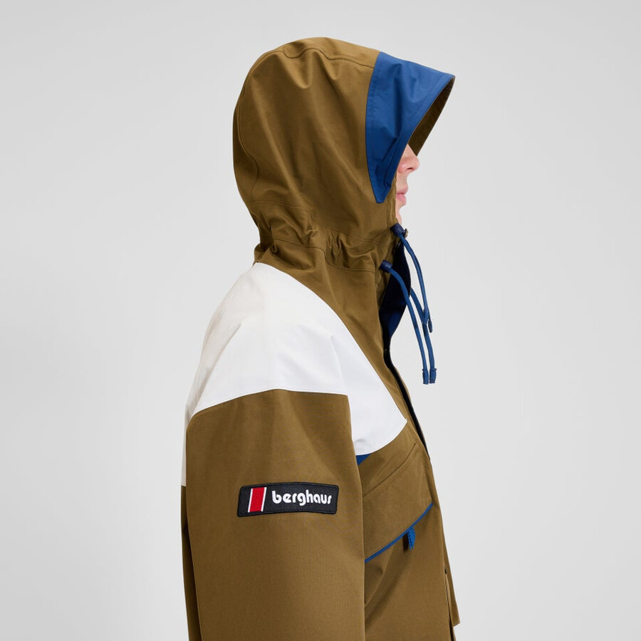 unisex trango impermeabile gore-tex giacca - marronegrigio berghaus