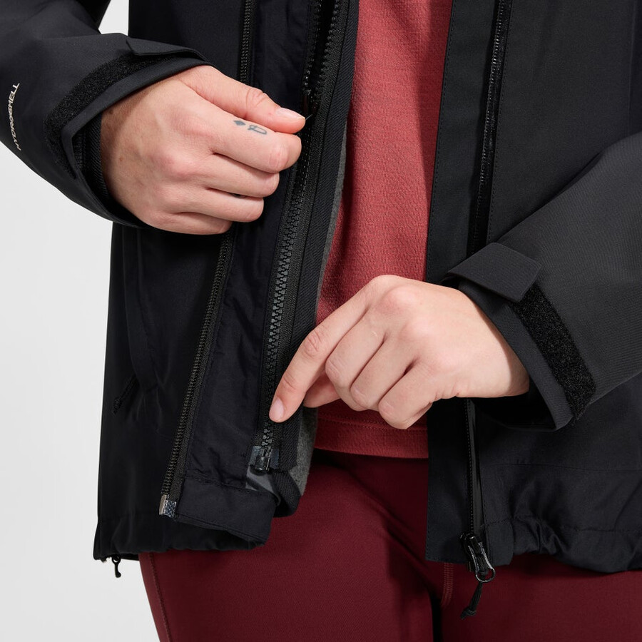 donne asterby interattiva giacca - nerogrigio berghaus