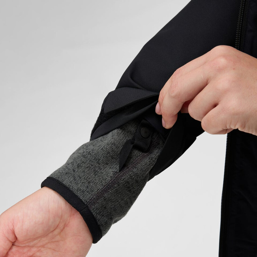 donne asterby interattiva giacca - nerogrigio berghaus
