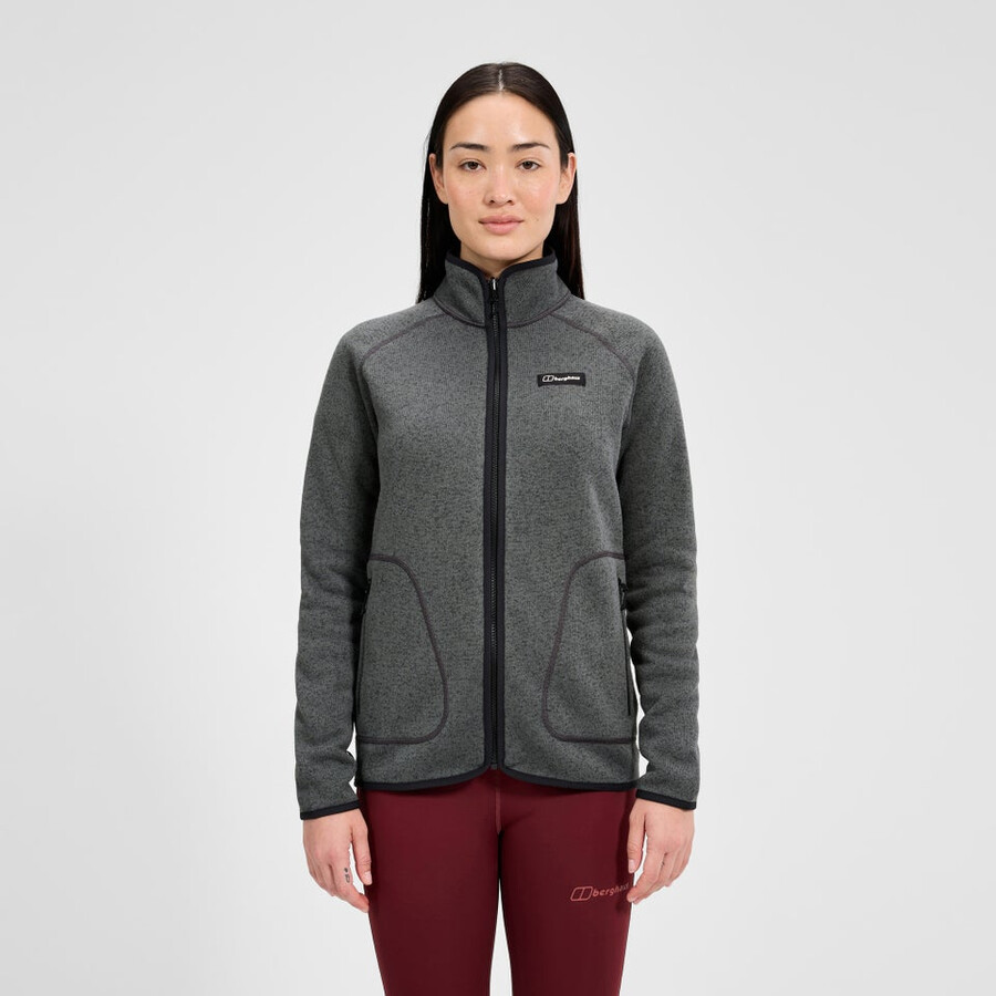 donne asterby interattiva giacca - nerogrigio berghaus