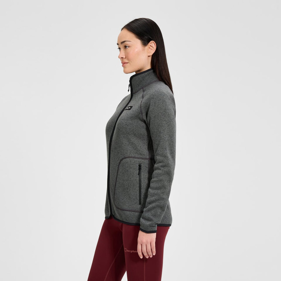 donne asterby interattiva giacca - nerogrigio berghaus
