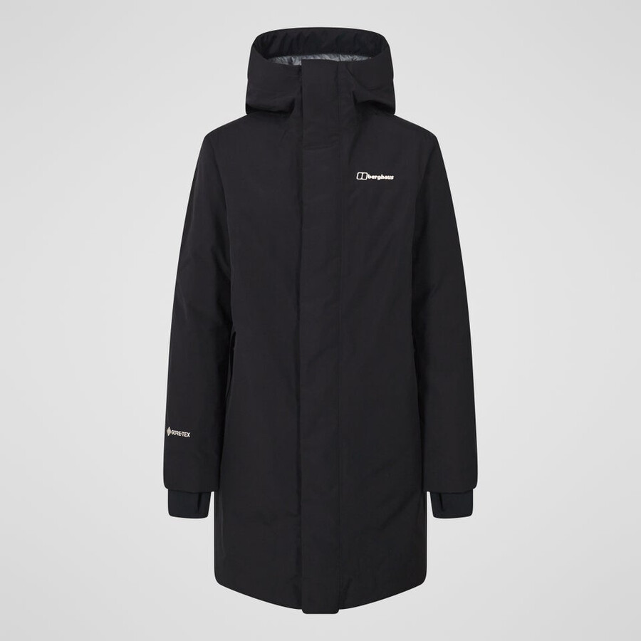donne ashberry gore-tex down parka - nero berghaus