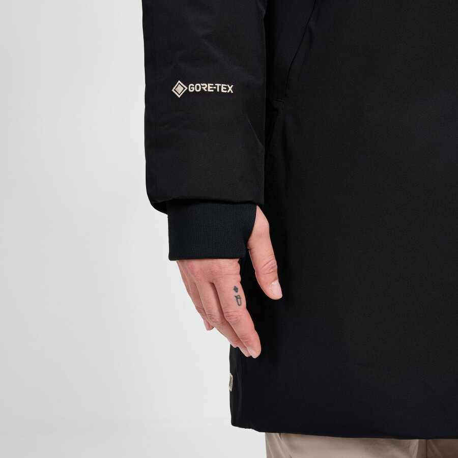 donne ashberry gore-tex down parka - nero berghaus