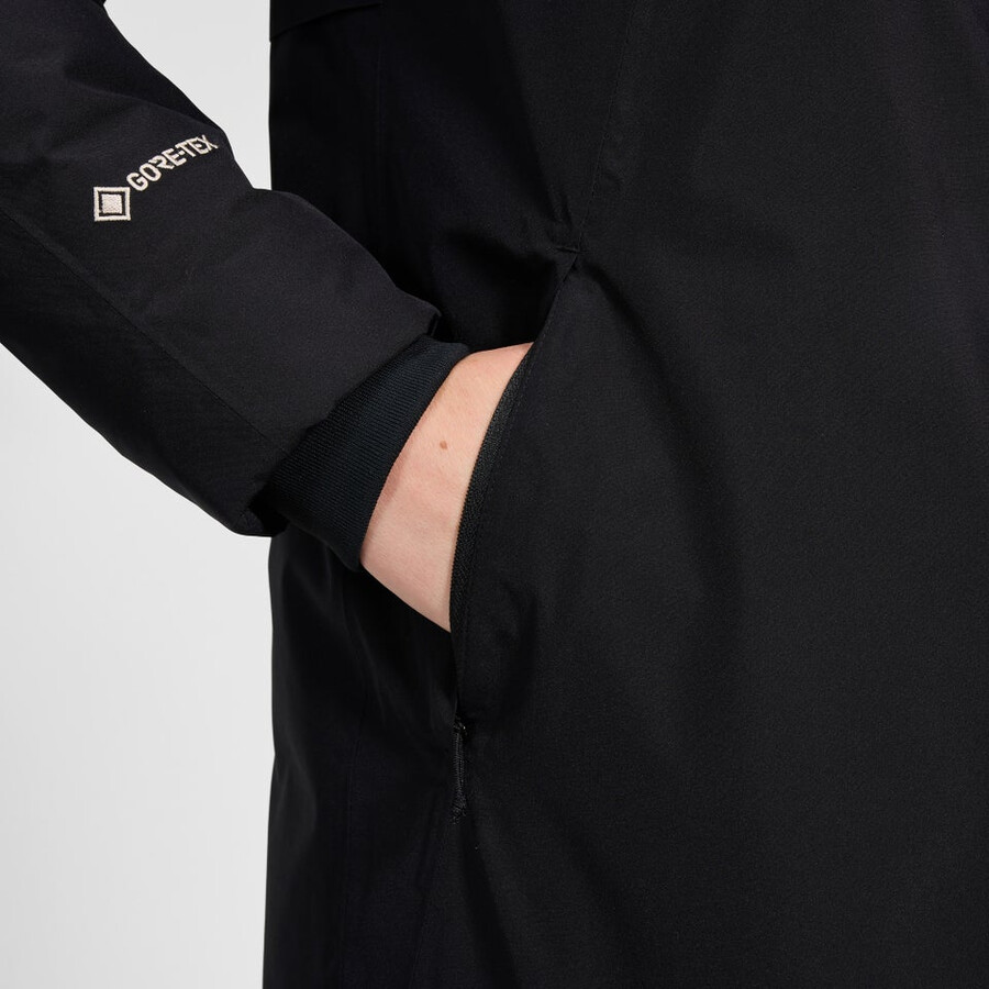 donne ashberry gore-tex down parka - nero berghaus