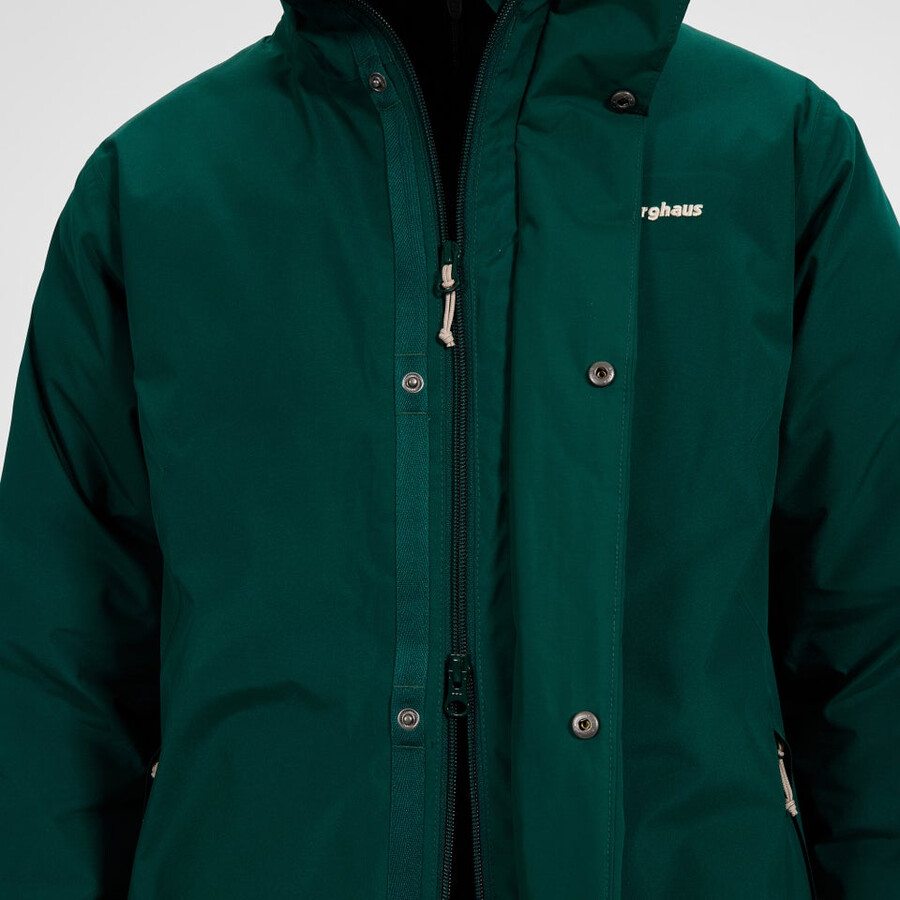 donne ashberry gore-tex down parka - verde berghaus