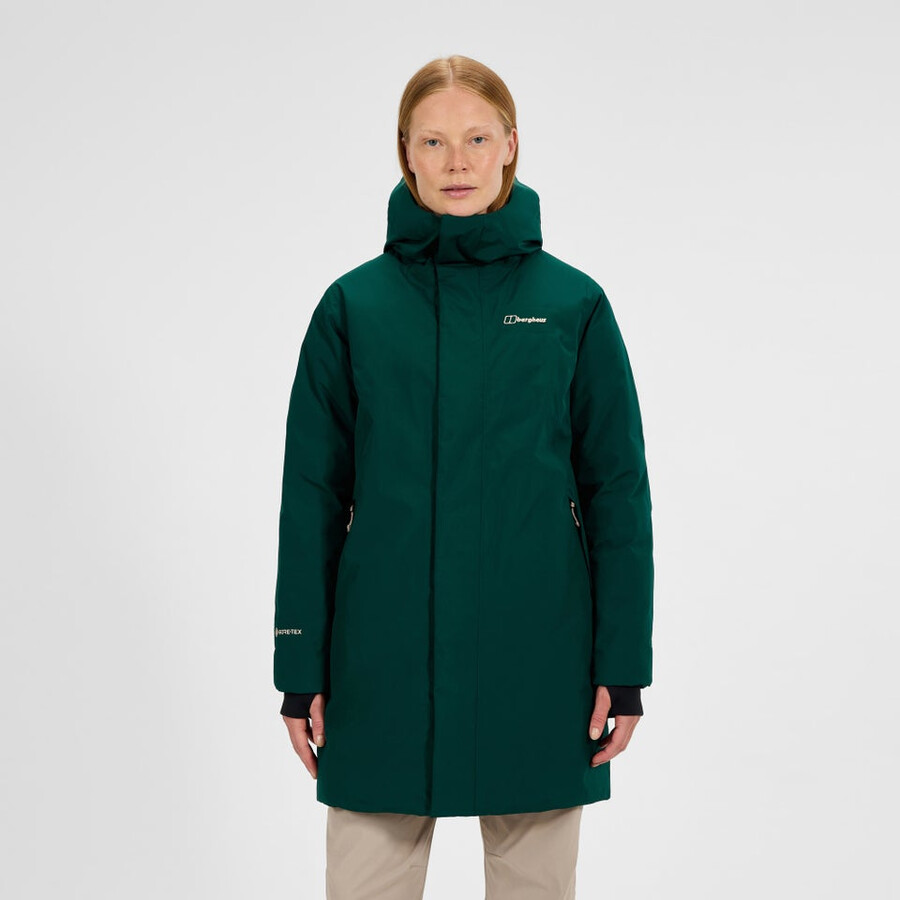 donne ashberry gore-tex down parka - verde berghaus
