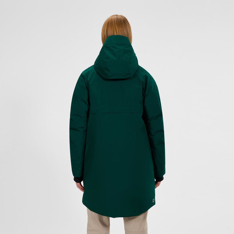 donne ashberry gore-tex down parka - verde berghaus