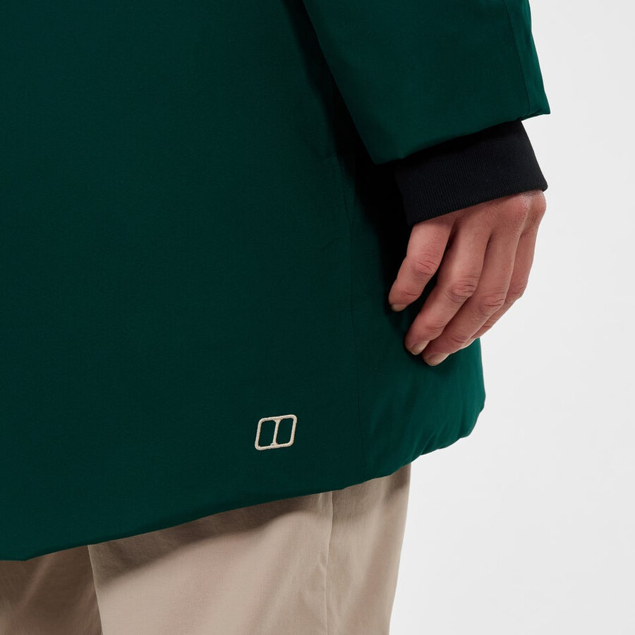 donne ashberry gore-tex down parka - verde berghaus