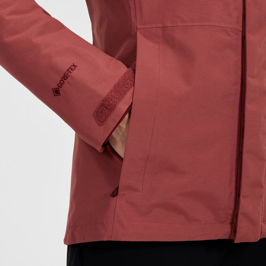 donne hillwalker 2.0 interattivo impermeabile gore-tex giacca - rosso berghaus