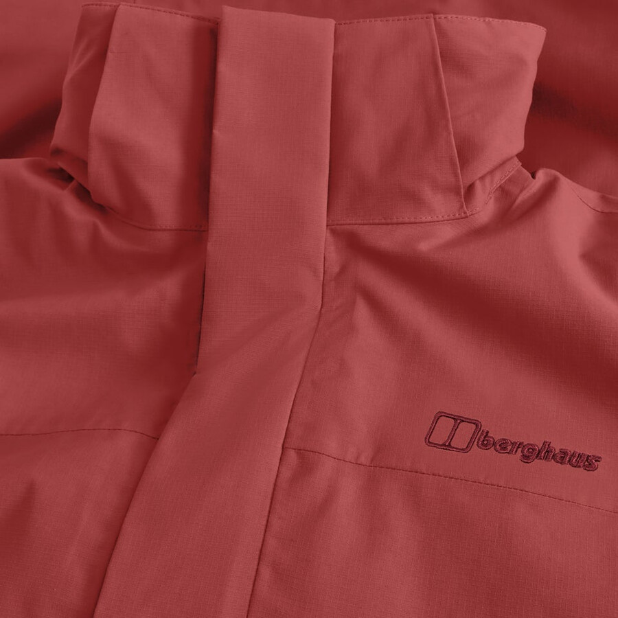 donne hillwalker 2.0 interattivo impermeabile gore-tex giacca - rosso berghaus
