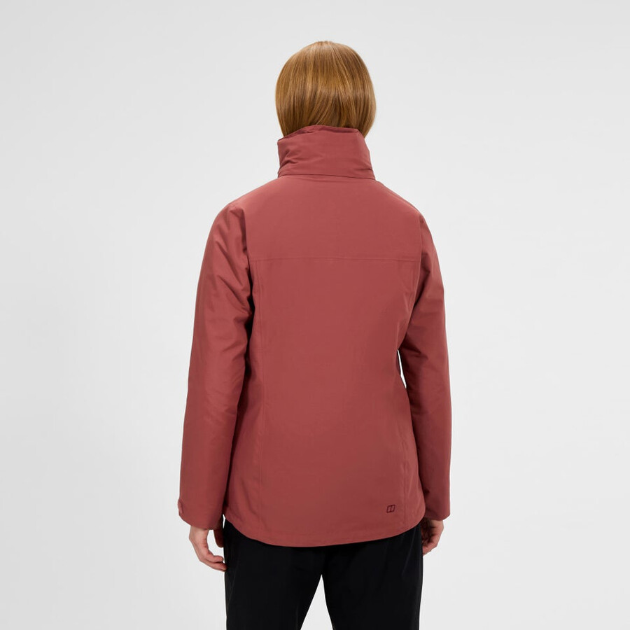 donne hillwalker 2.0 interattivo impermeabile gore-tex giacca - rosso berghaus