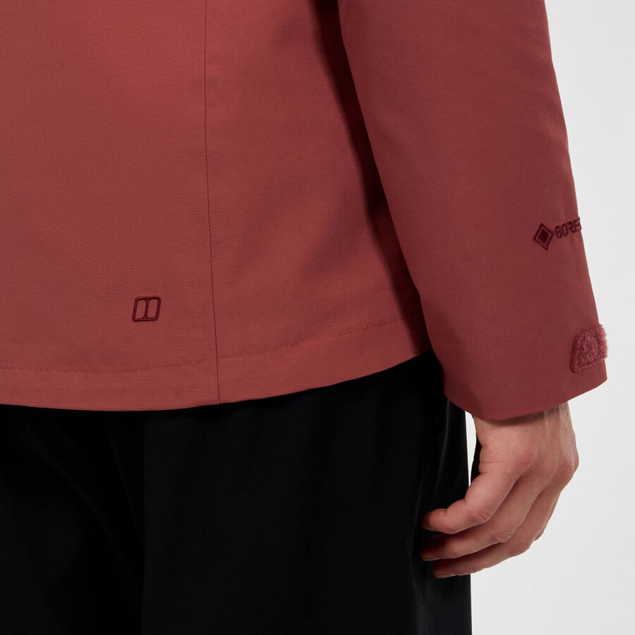 donne hillwalker 2.0 interattivo impermeabile gore-tex giacca - rosso berghaus