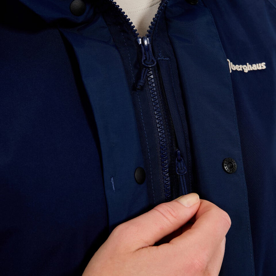 donne glissade gore-tex interattiva giacca - blu berghaus
