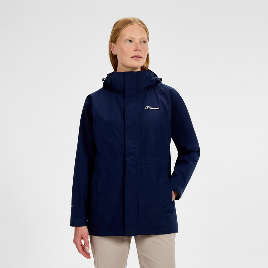 donne glissade gore-tex interattiva giacca - blu berghaus