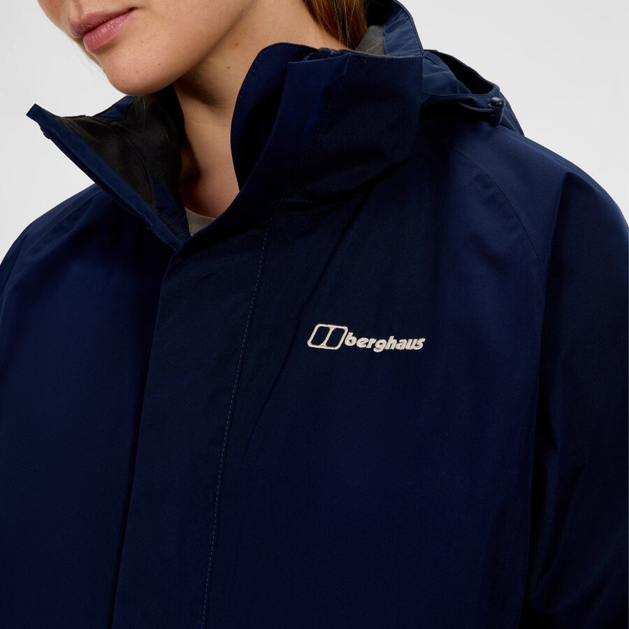 donne glissade gore-tex interattiva giacca - blu berghaus