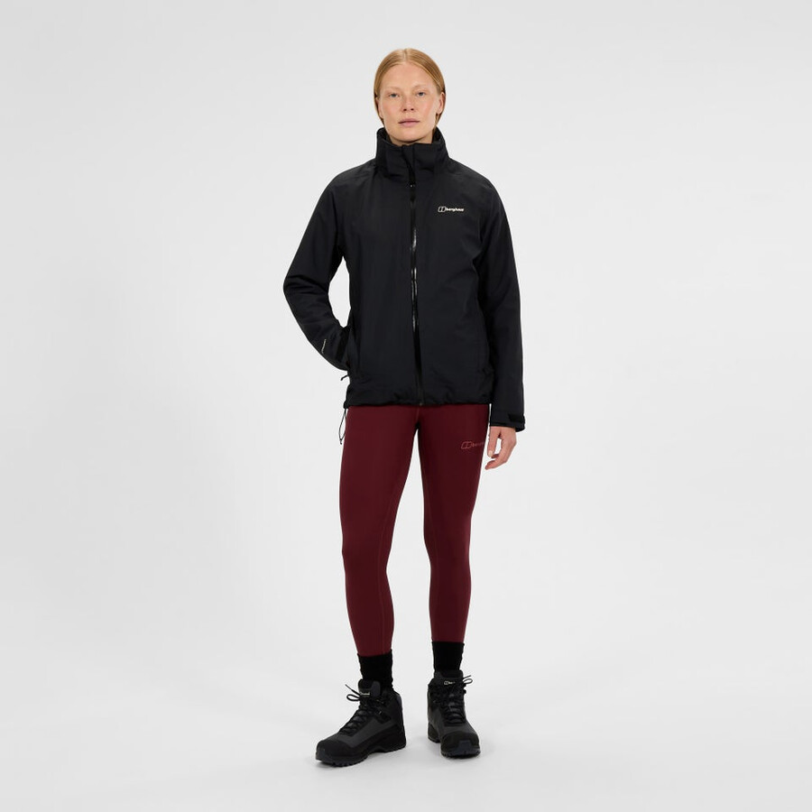 donne vagano gemini 3in1 giacca - nerogrigio berghaus