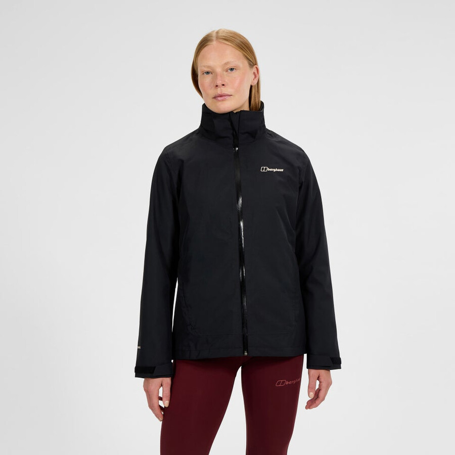 donne vagano gemini 3in1 giacca - nerogrigio berghaus