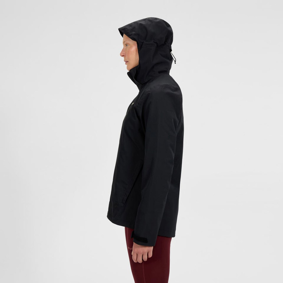 donne vagano gemini 3in1 giacca - nerogrigio berghaus