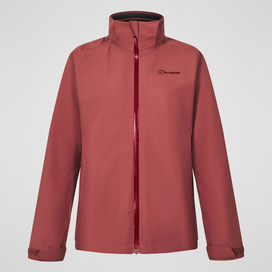 donne vagano gemini 3in1 giacca - rosso berghaus