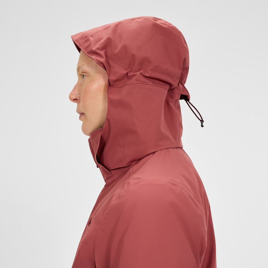 donne vagano gemini 3in1 giacca - rosso berghaus
