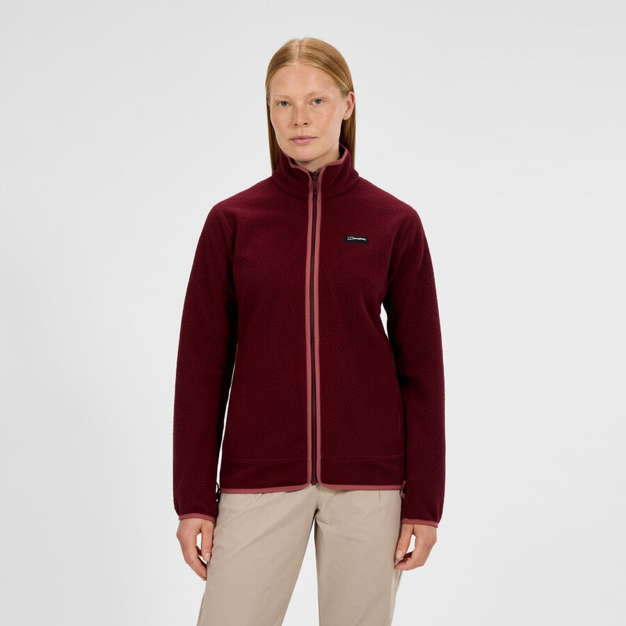 donne vagano gemini 3in1 giacca - rosso berghaus