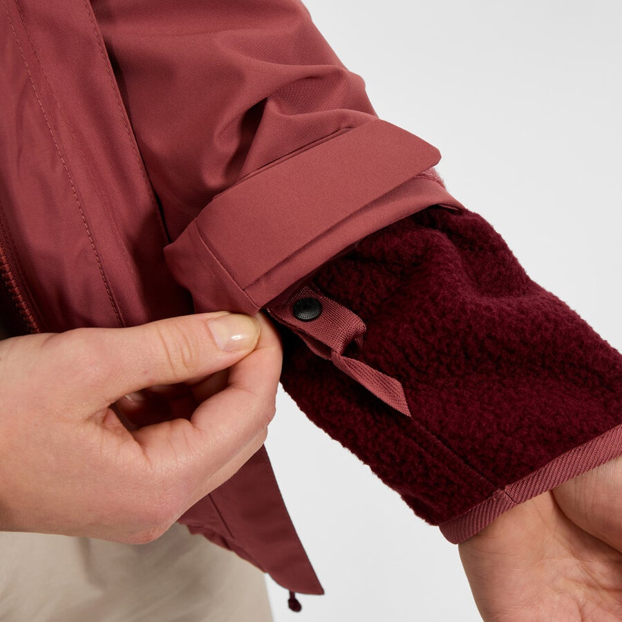 donne vagano gemini 3in1 giacca - rosso berghaus