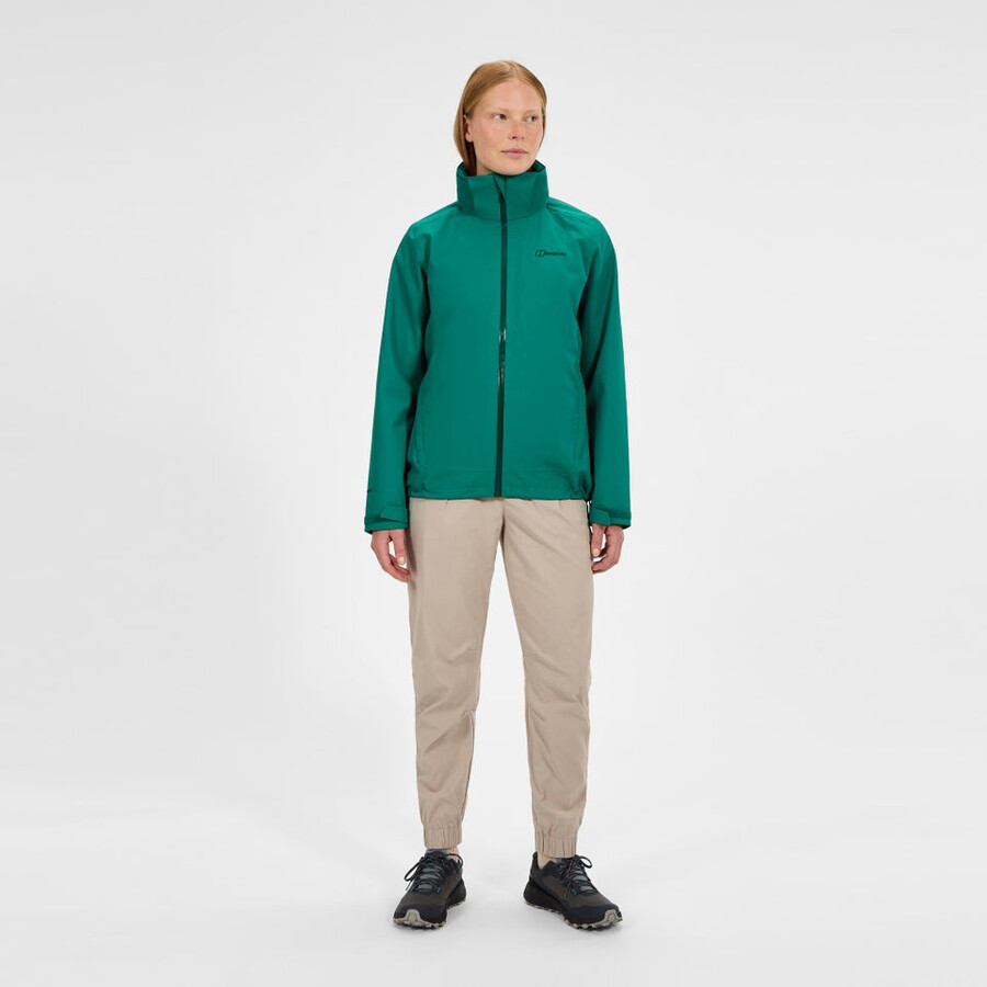 donne vagano interattiva giacca - verde berghaus