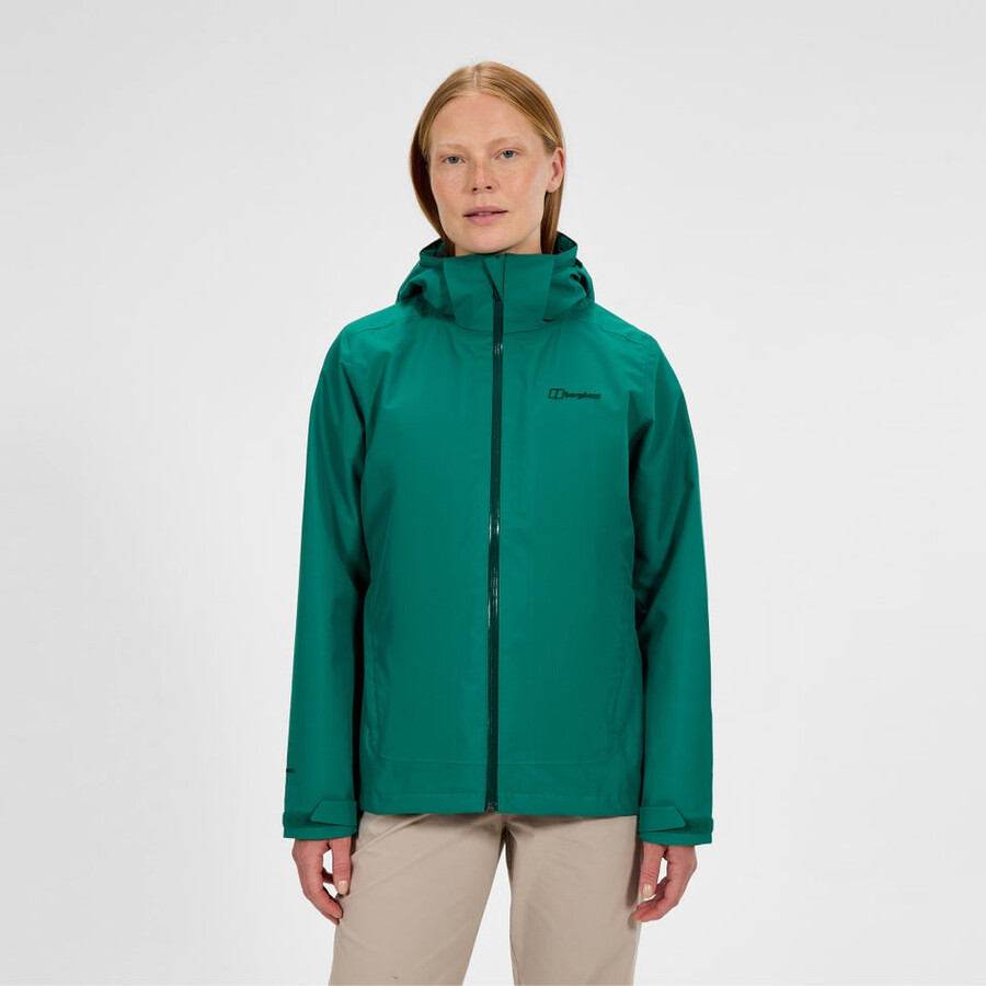 donne vagano interattiva giacca - verde berghaus