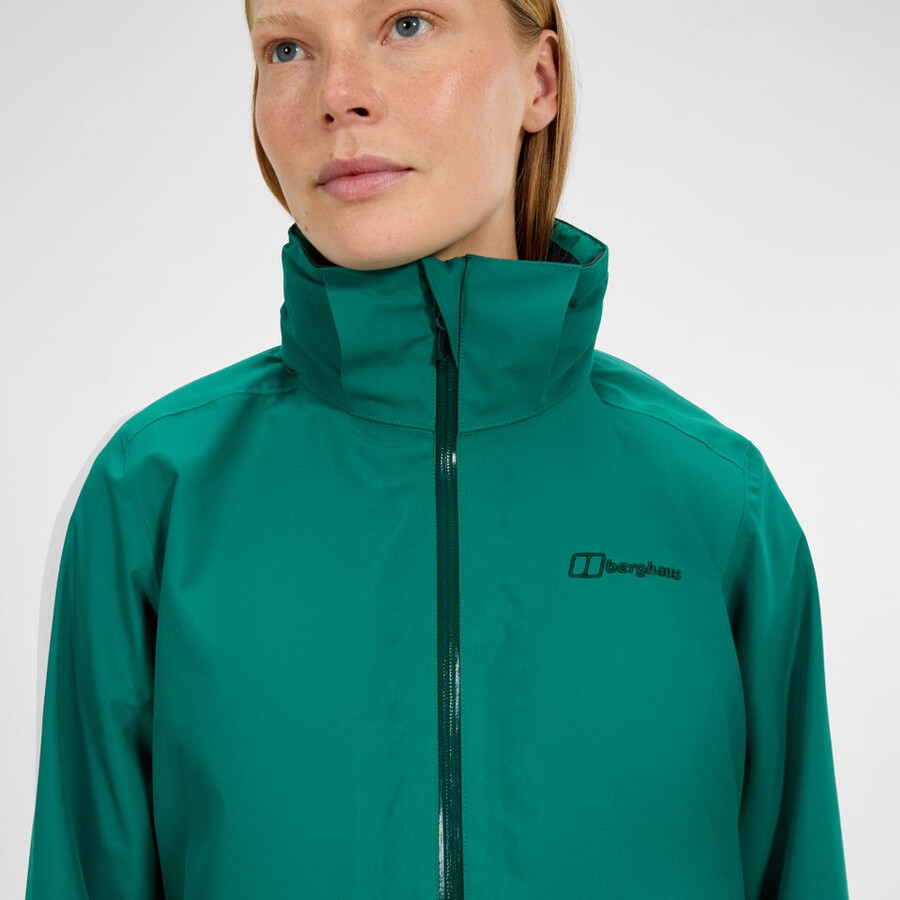 donne vagano interattiva giacca - verde berghaus