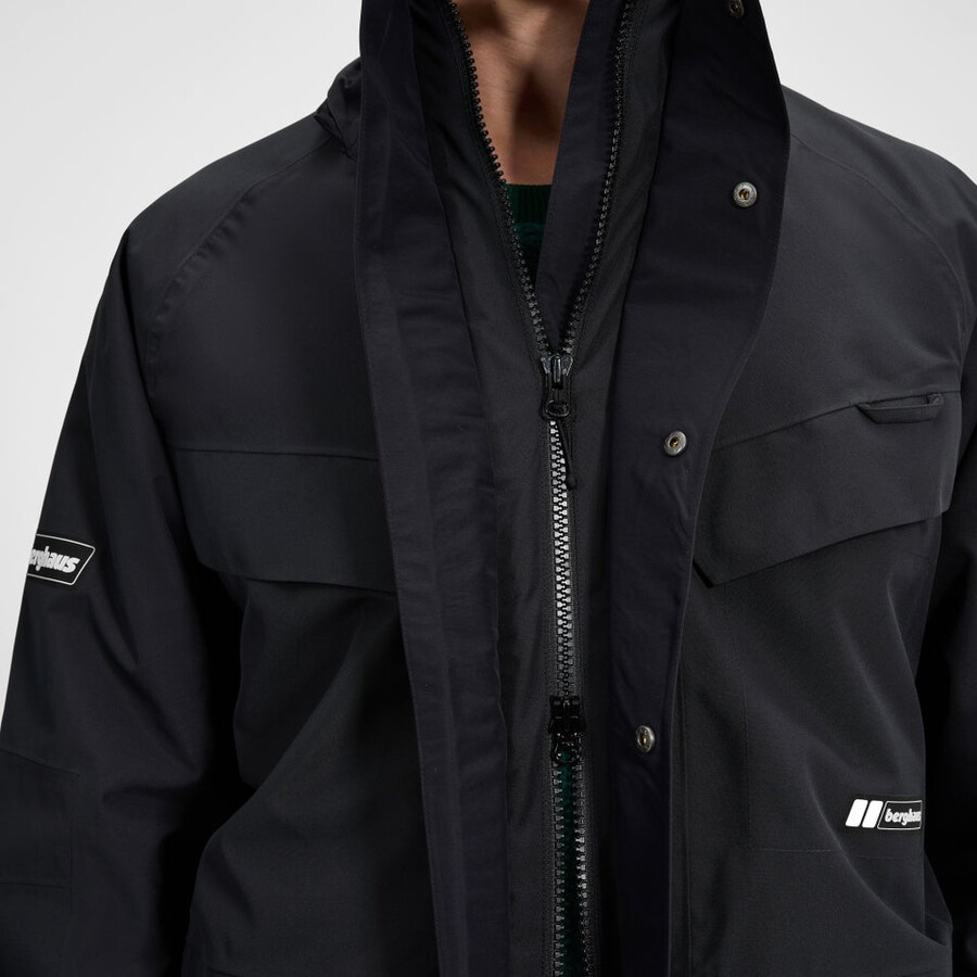 unisex vulcanismo parka - nero berghaus