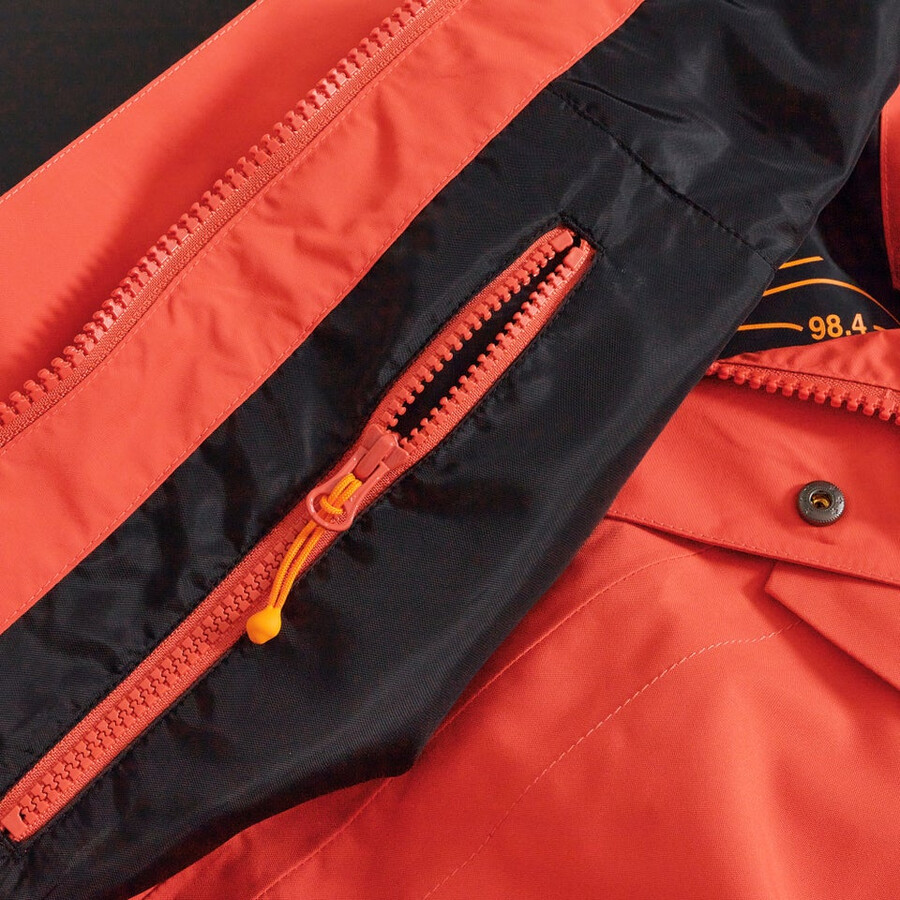 unisex vulcanismo parka - arancio berghaus