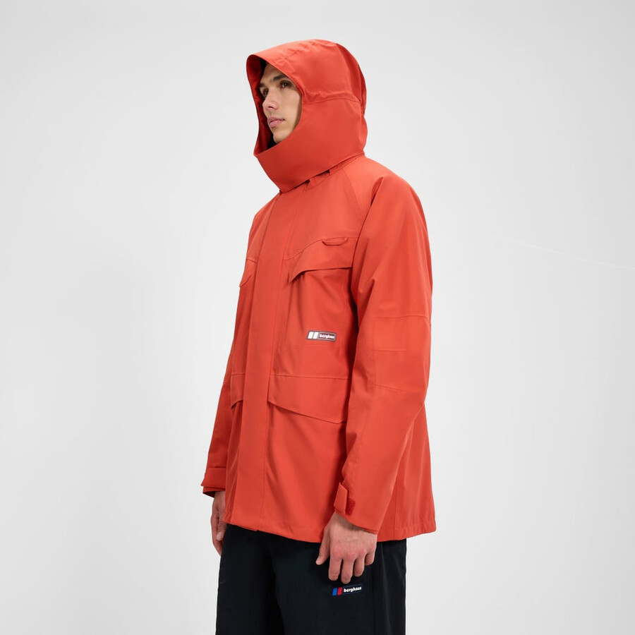 unisex vulcanismo parka - arancio berghaus