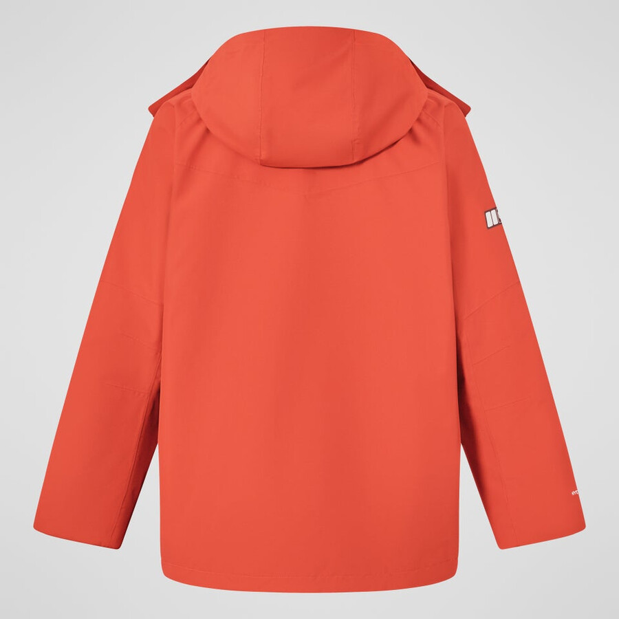 unisex vulcanismo parka - arancio berghaus